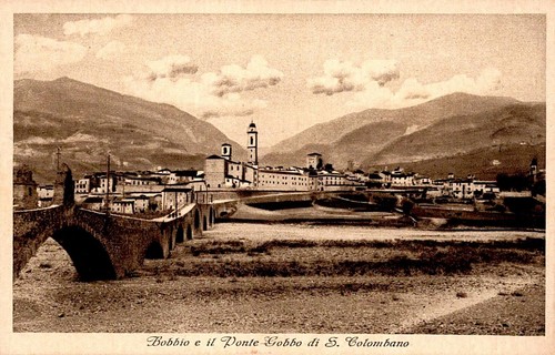 Cartolina bobbio il ponte - -,