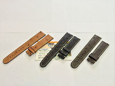 Cinturino Eberhard in struzzo 20mm per Aiglon Taglia Grande 41030 no fibbia