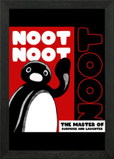Poster divertente pinguino