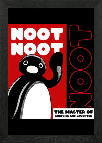 Poster divertente pinguino