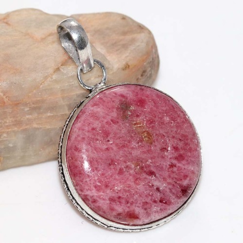 Ciondolo tulite rosa - , tondo