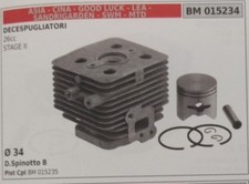 CILINDRO PISTONE COMPLETO DECESPUGLIATORE CINESE importazione sandrigarden 26CC