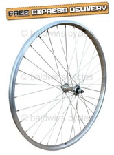 Mozzo cuscinetto sigillato scanalato ruota mountain bike anteriore Baldy's 20" argento