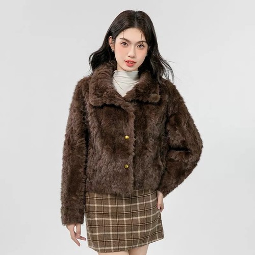 Giacca cappotto pelliccia - cappotto,