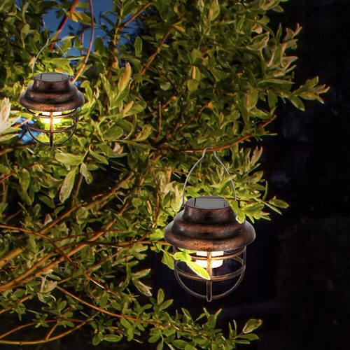 Led solar lampade appese - 2x,