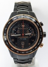 Orologio Maserati chronograph oversize watch 45mm black dial clock all steel