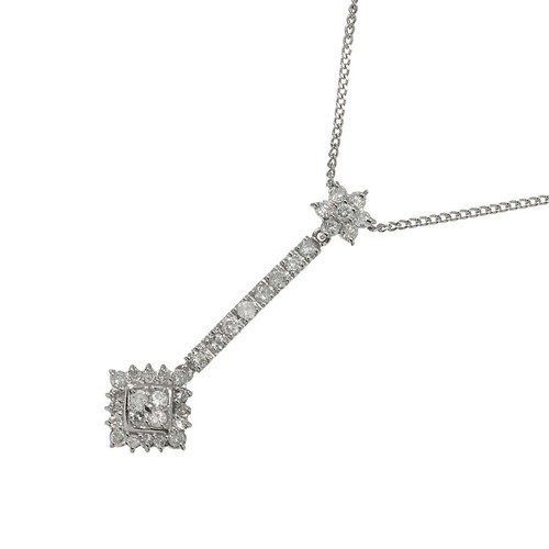 Collana con diamanti - , 0,50