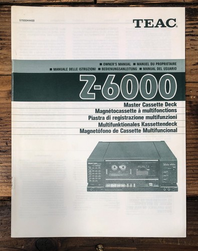 Teac 6000 proprietario - z-6000,