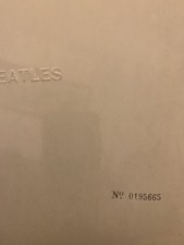 BEATLES 'White Album Low Mono'