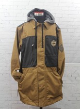 Giacca Snowboard Bonfire Utility, Uomo Large, Driftwood Marrone Nuova