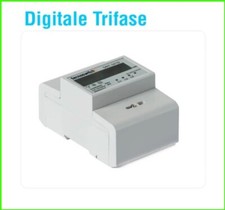 Contatore elettrico di energia elettrica trifase kw digitale elettronico