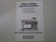 advertising Pubblicità 1976 MACCHINA PER CUCIRE SINGER 700
