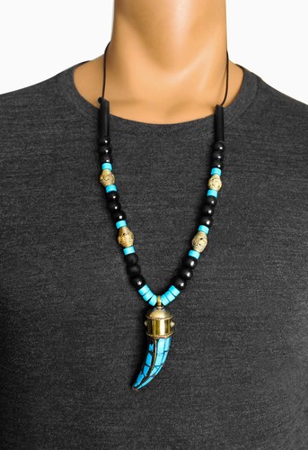 Collana amuleto corno - amuleto,