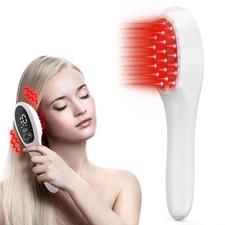 Pettine Elettrico Laser Crescita Capelli Anti Perdita Capelli Terapia Pettine LED Spazzola Cura Capelli