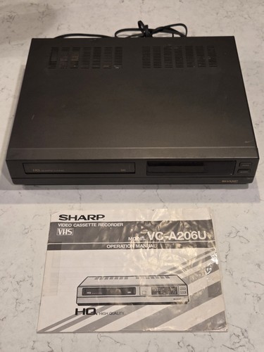 Sharp vhs vcr - vcr, vc-a206u