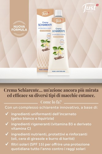 Crema schiarente just - crema,