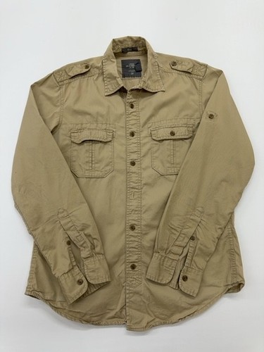 Camicia uomo kaki con - kaki,