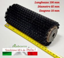 Rullo Spazzola Scopa per Lavapavimenti FloorWash L 19 Cm  Diametro 8.5 Cm 