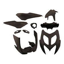 KIT 9 CARENE PLASTICHE NERO LUCIDO per Yamaha 50 AEROX 2013-2016
