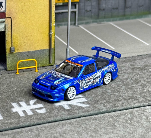 Blu silvia s13 180sx - mt, 1:64
