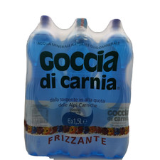ACQUA GOCCIA DI CARNIA FRIZZANTE LT1.5  -  12 BOTTIGLIE