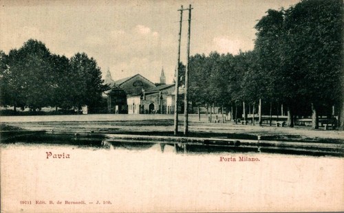 Pavia porta milano piccolo - porta, f.
