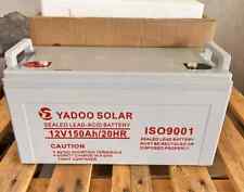 batteria 12v 150ah per kit Fotovoltaico Pannello Solare camper baita Luci TV