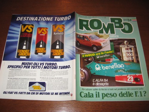 Rivista rombo 1984 alfa - rivista, 1984/11=alfa