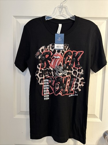 Shirt nera rock roll - t-shirt,
