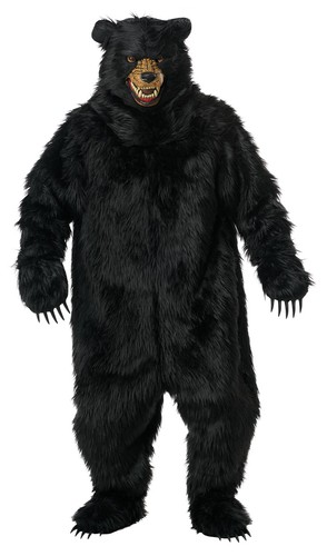 Costume completo orso nero