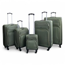 Valigia nylon kaki leggera