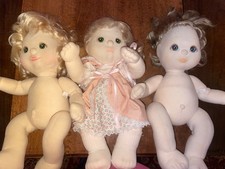 Lotto di 3 bambole vintage