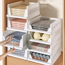 Impilabili per Armadio Organizzatori, Cassetto Organizer Scatole per Casa Camera