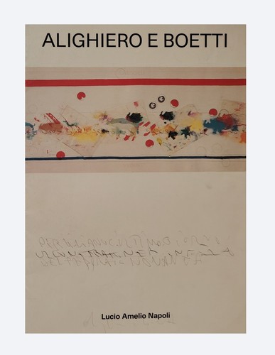 Alighiero boetti catalogo - alighiero,