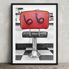 Stampa Route 66 diner retrò