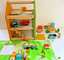 Plan Toys Dollhouse With Dolls