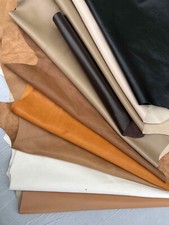 Scampoli pellame nappa colori vari per artigianato