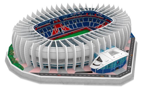 Sockers puzzle stadio paris - puzzle, 3d