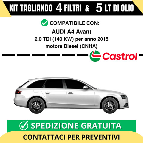 Tagliando per audi avant - audi, a4