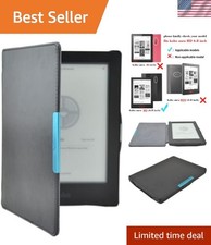 Custodia rigida ultrasottile in pelle PU per Kobo Aura HD - elegante design nero