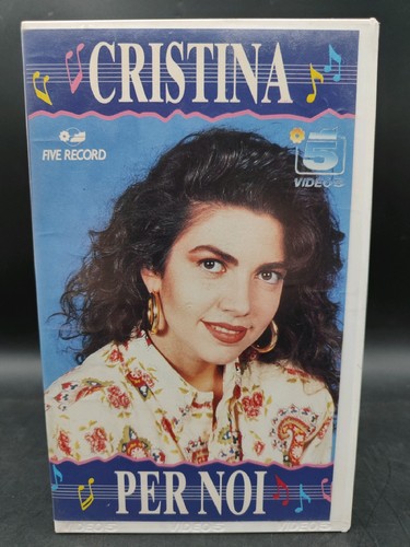 Vhs cristina per noi - cristina,