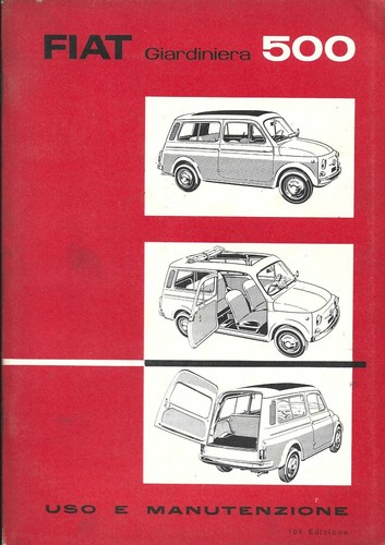 Fiat giardiniera 500 - fiat, 120