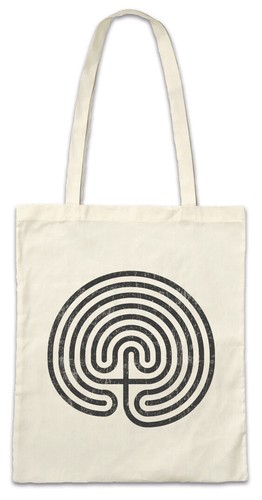 Cretan maze borsa tessuto - cretan,