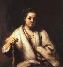 Perfect Oil painting Rembrandt