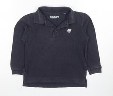 Polo Timberland bambino nera 6