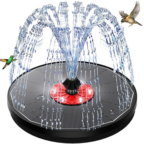 Solar bird bath - solar,