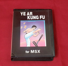 Videogioco MSX su cassetta Yie Ar Kung Fu Konami - vintage retro gaming anni 80