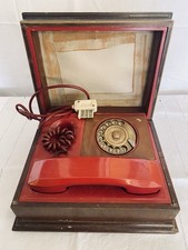TELEFONO TELCER VINTAGE ROSSO