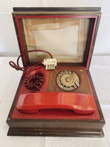 Telefono telcer vintage rosso - telefono,