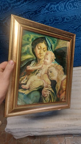 Vecchio dipinto ispirato - vecchio,